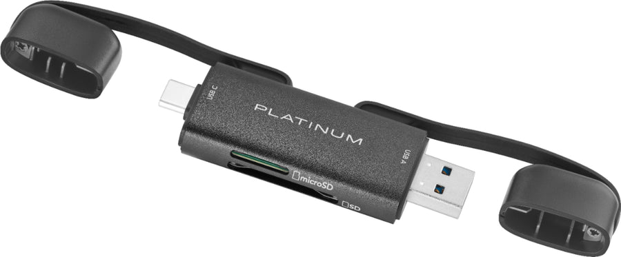 Platinum™ - UHS-I USB-C/USB 3.2 Gen 1 Memory Card Reader - Black_0