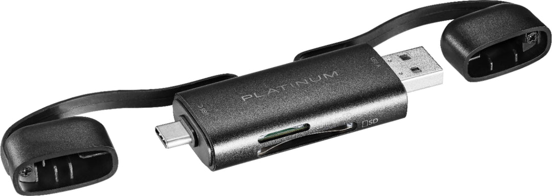 Platinum™ - UHS-I USB-C/USB 3.2 Gen 1 Memory Card Reader - Black_4