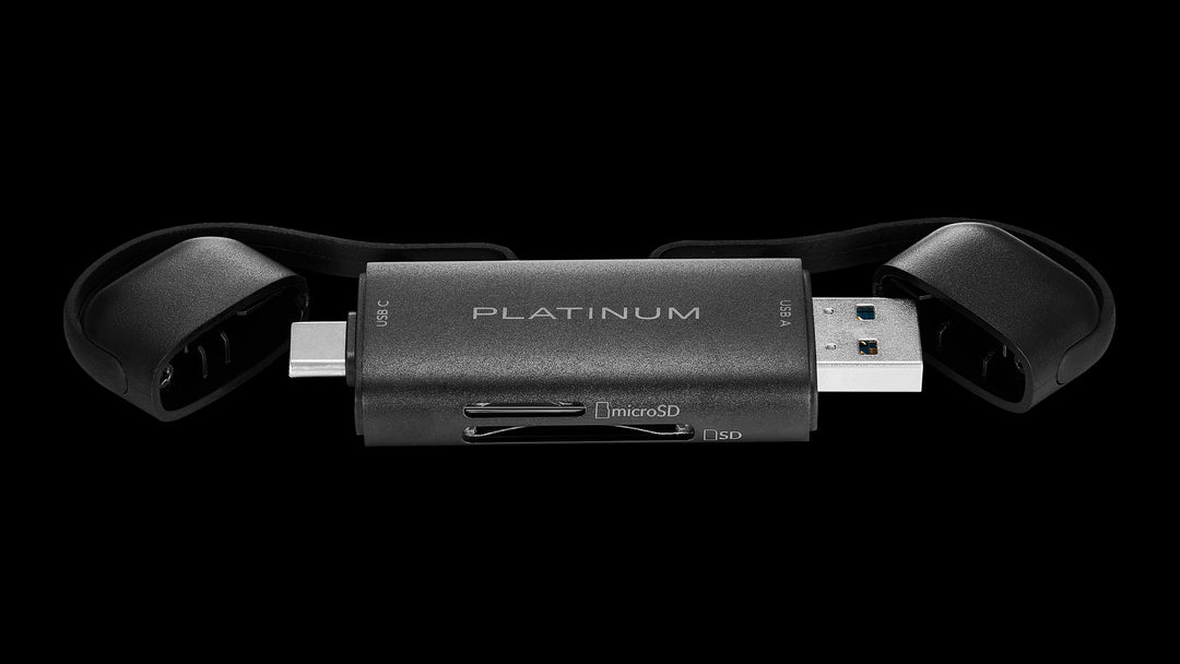 Platinum™ - UHS-I USB-C/USB 3.2 Gen 1 Memory Card Reader - Black_2