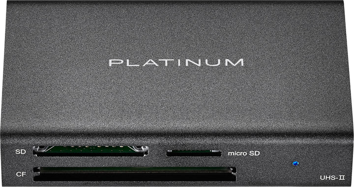Platinum™ - USB 3.2 Gen 1 SD, microSD, CF 3 Slot Memory Card Reader - Black_7