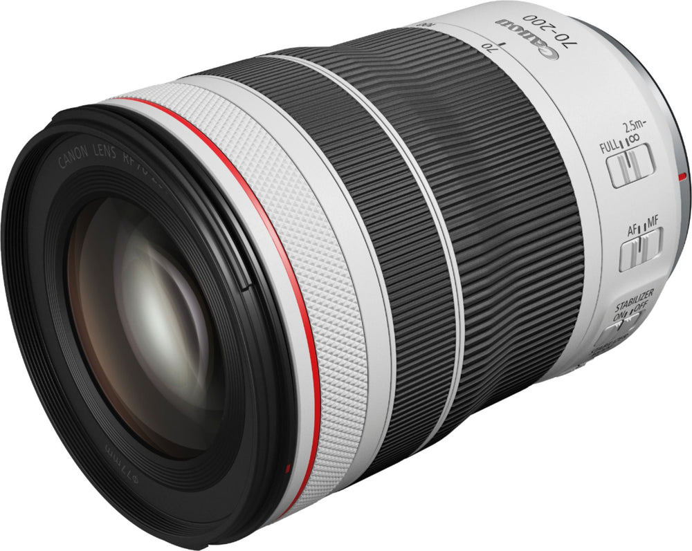 Canon - RF 70-200mm f/4 L IS USM Telephoto Zoom Lens for RF Mount Cameras - White_1