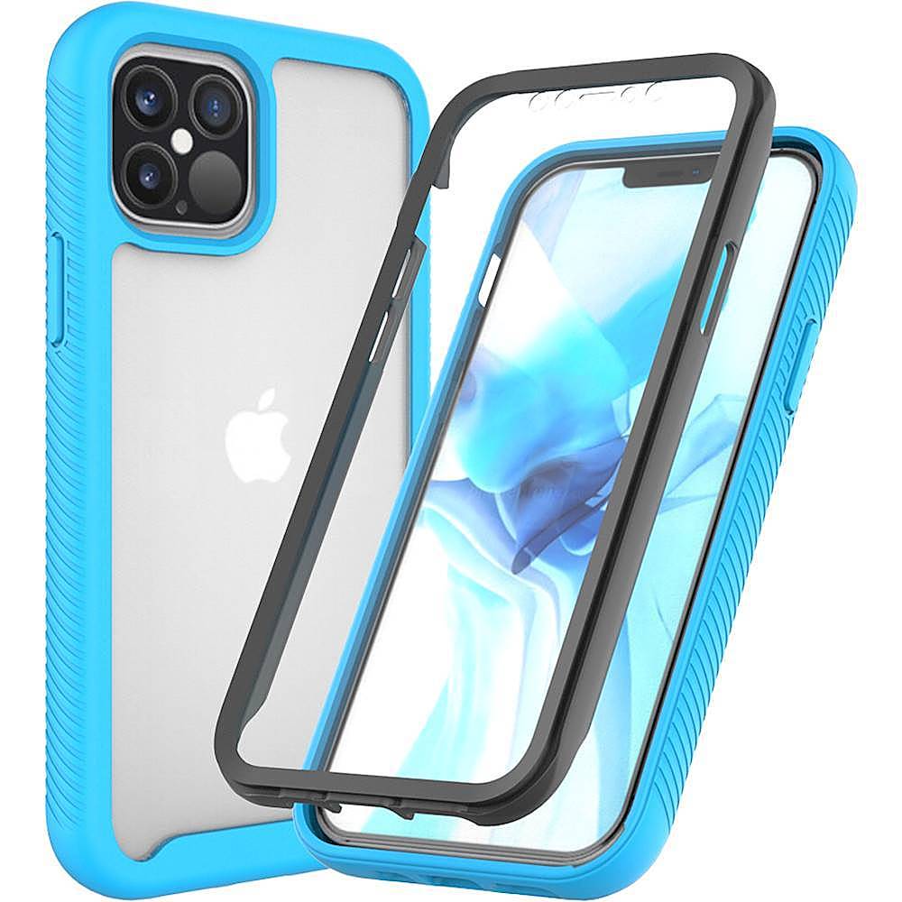 SaharaCase - Grip Series Carrying Case for Apple iPhone 12 and 12 Pro - Aqua_6