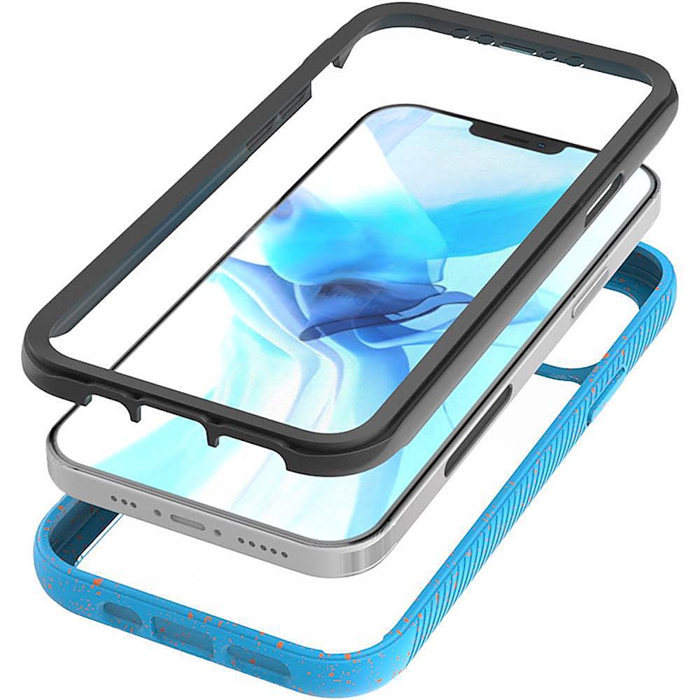 SaharaCase - Grip Series Carrying Case for Apple iPhone 12 and 12 Pro - Aqua_4