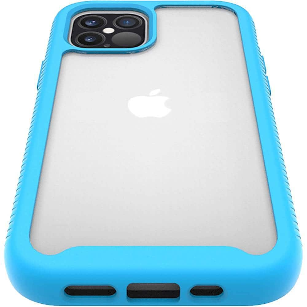 SaharaCase - Grip Series Carrying Case for Apple iPhone 12 and 12 Pro - Aqua_1