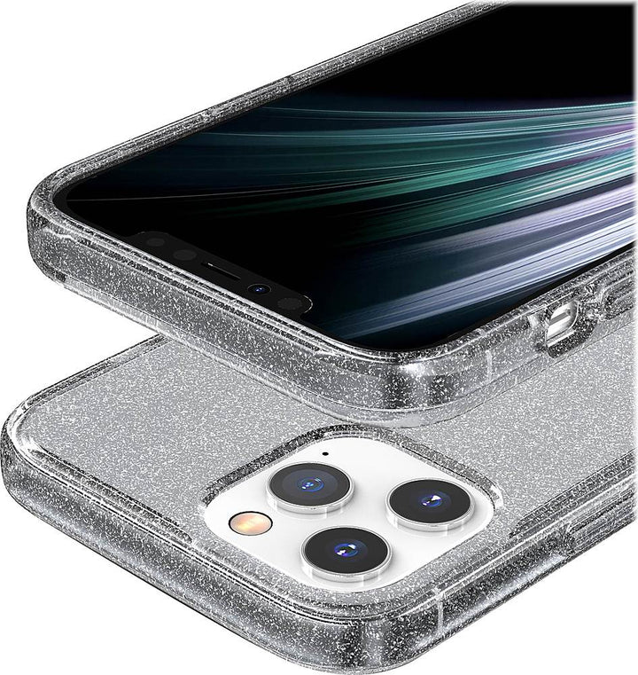 SaharaCase - Sparkle Series Hard Shell Case for Apple iPhone 12 and 12 Pro - Black_2