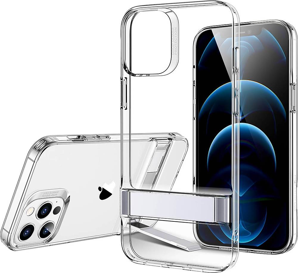 SaharaCase - AirBoost Shield Carrying Case for Apple iPhone 12 Pro Max - Clear_1