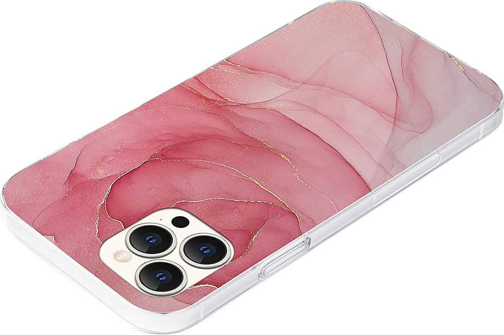 SaharaCase - Marble Carrying Case for Apple iPhone 12 Pro Max - Red Marble_4