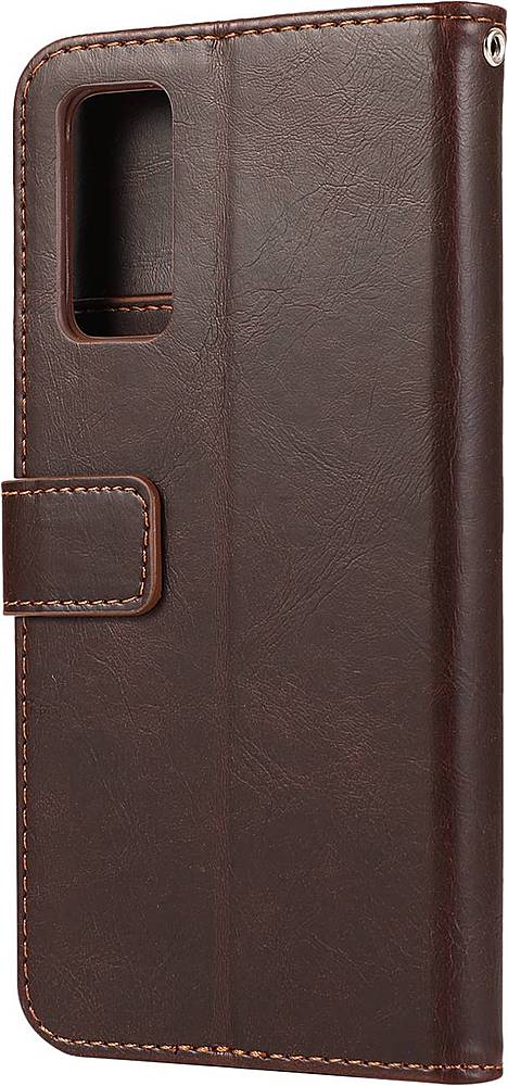 SaharaCase - Folio Wallet Case for Samsung Galaxy S20 FE - Brown_0