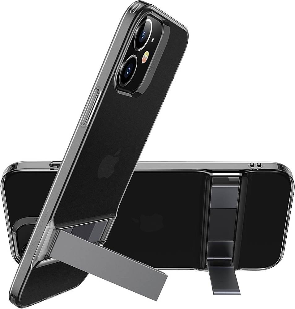 SaharaCase - AirBoost Shield Carrying Case for Apple iPhone 12 Pro Max - Transparent Black_3