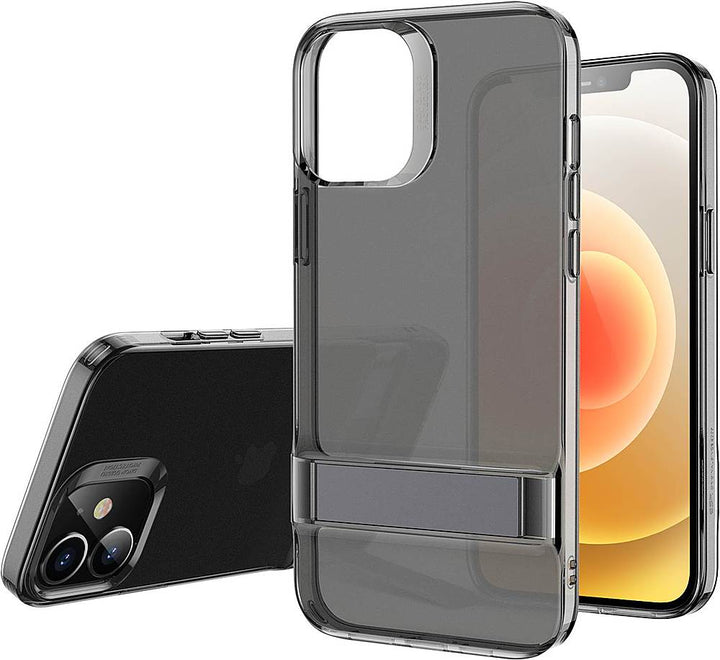 SaharaCase - AirBoost Shield Carrying Case for Apple iPhone 12 Pro Max - Transparent Black_1
