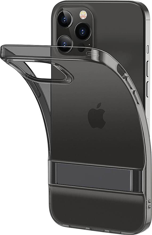 SaharaCase - AirBoost Shield Carrying Case for Apple iPhone 12 Pro Max - Transparent Black_0