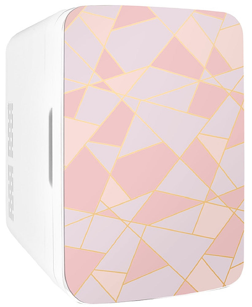 Cooluli - Infinity 10 Liter Thermo-Electric Cooler/Warmer Mini Fridge - Fractal Pink_0
