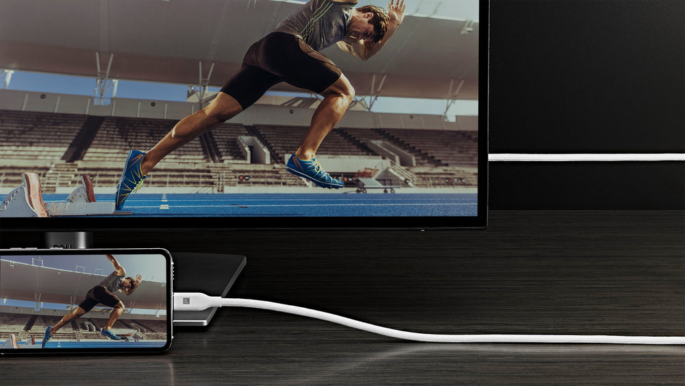 Platinum™ - 6.6' USB-C to HDMI Cable - White_1