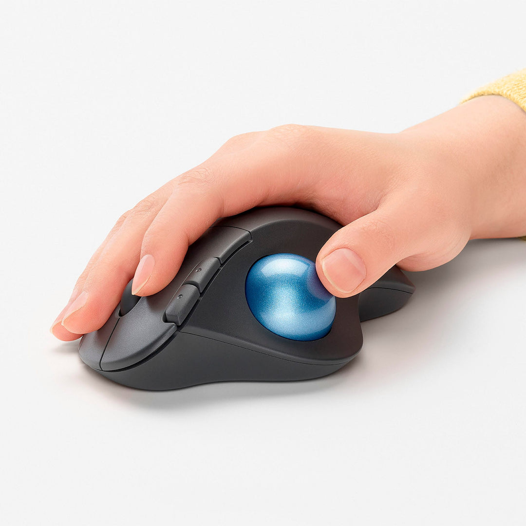 Logitech - ERGO M575 Wireless Trackball Mouse with Ergonomic Design - Black_6