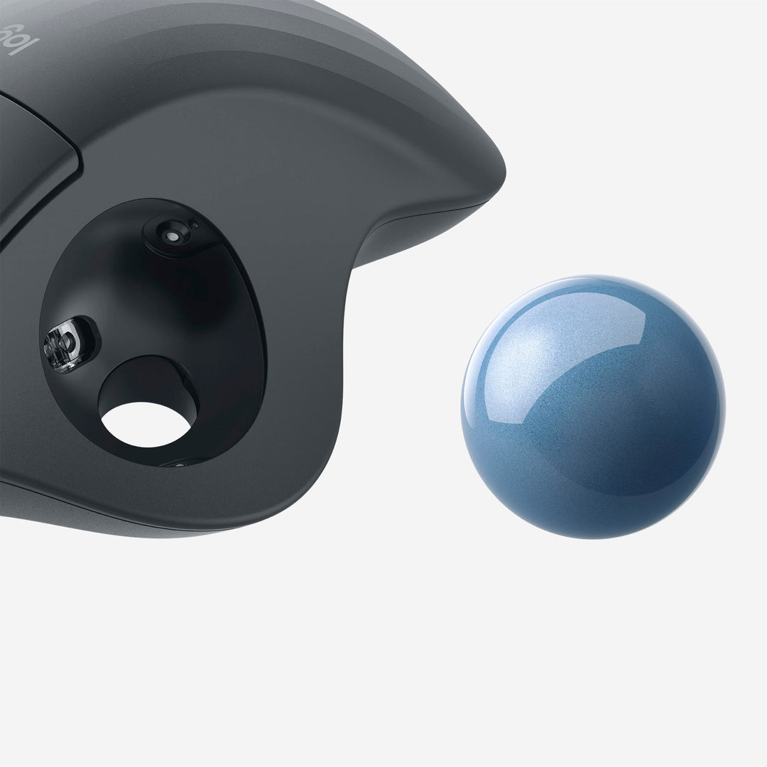 Logitech - ERGO M575 Wireless Trackball Mouse with Ergonomic Design - Black_2