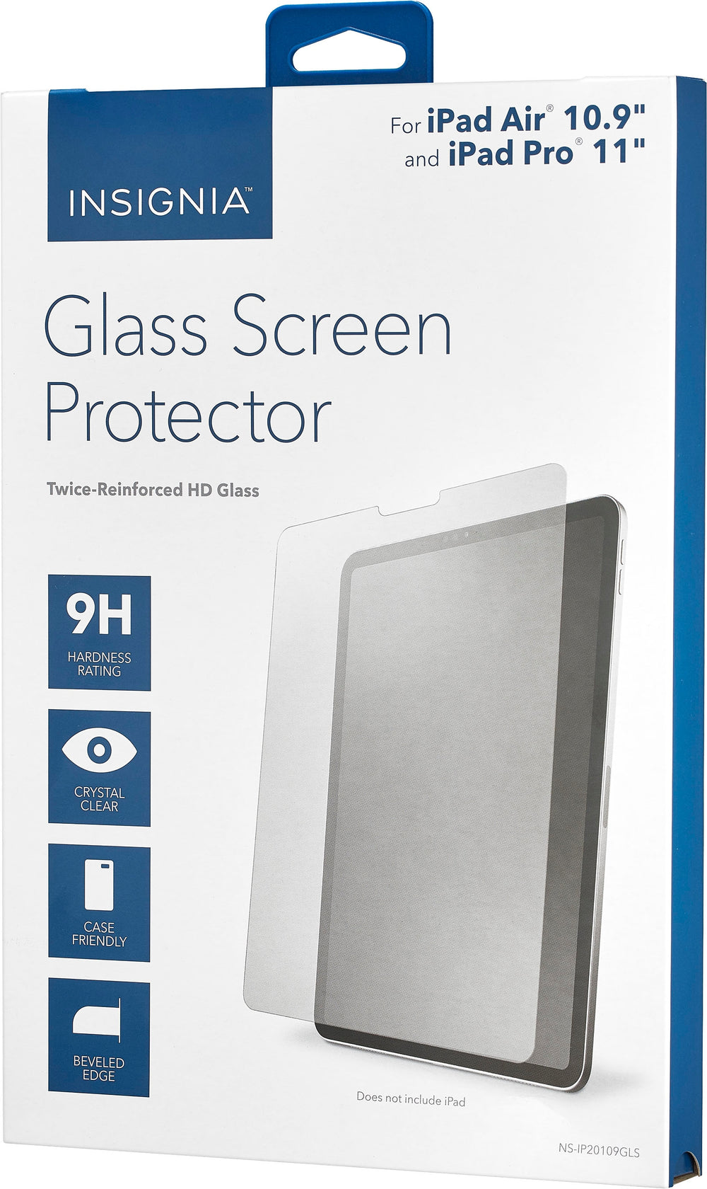 Insignia™ - Glass Screen Protector for Apple iPad Air 10.9" (4th/5th Generation) and iPad Pro 11" (1st/2nd/3rd Generation) - Clear_1
