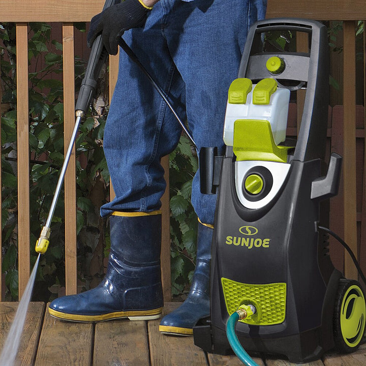 Sun Joe SPX3000®-MAX Electric Pressure Washer | 2800-PSI MAX | 1.30 GPM | High Performance Brushless Induction Motor - Green & Black_7