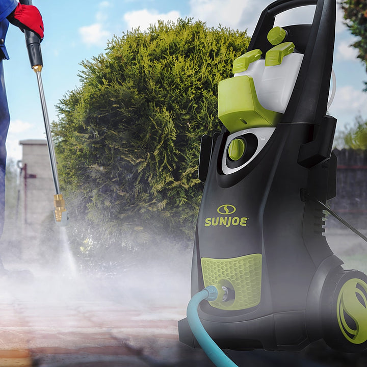 Sun Joe SPX3000®-MAX Electric Pressure Washer | 2800-PSI MAX | 1.30 GPM | High Performance Brushless Induction Motor - Green & Black_2