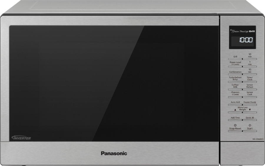 Panasonic NN-GN68KS Countertop Microwave Oven with FlashXpress, 2-in-1 Broiler, Food Warmer, 1.1 cu.ft. - Silver_0