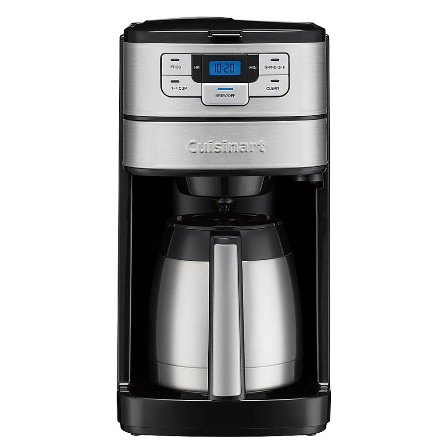 Cuisinart - Automatic Grind & Brew 10-Cup Thermal Coffeemaker - Black & Stainless_0