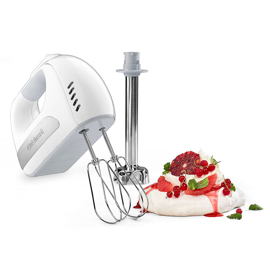 Cuisinart - Power Advantage Deluxe 8-Speed Hand Mixer with Blending Attachment - White_1