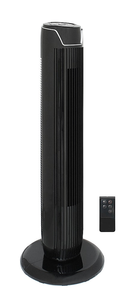Sunpentown - Tower Fan with Remote and Timer - Black_0