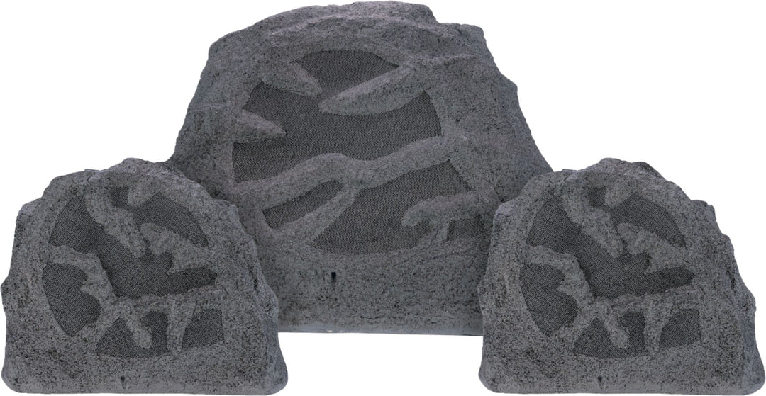 Sonance - MAG Series 2.1-Ch. Outdoor Rock Speaker System - Charcoal Gray Granite_0
