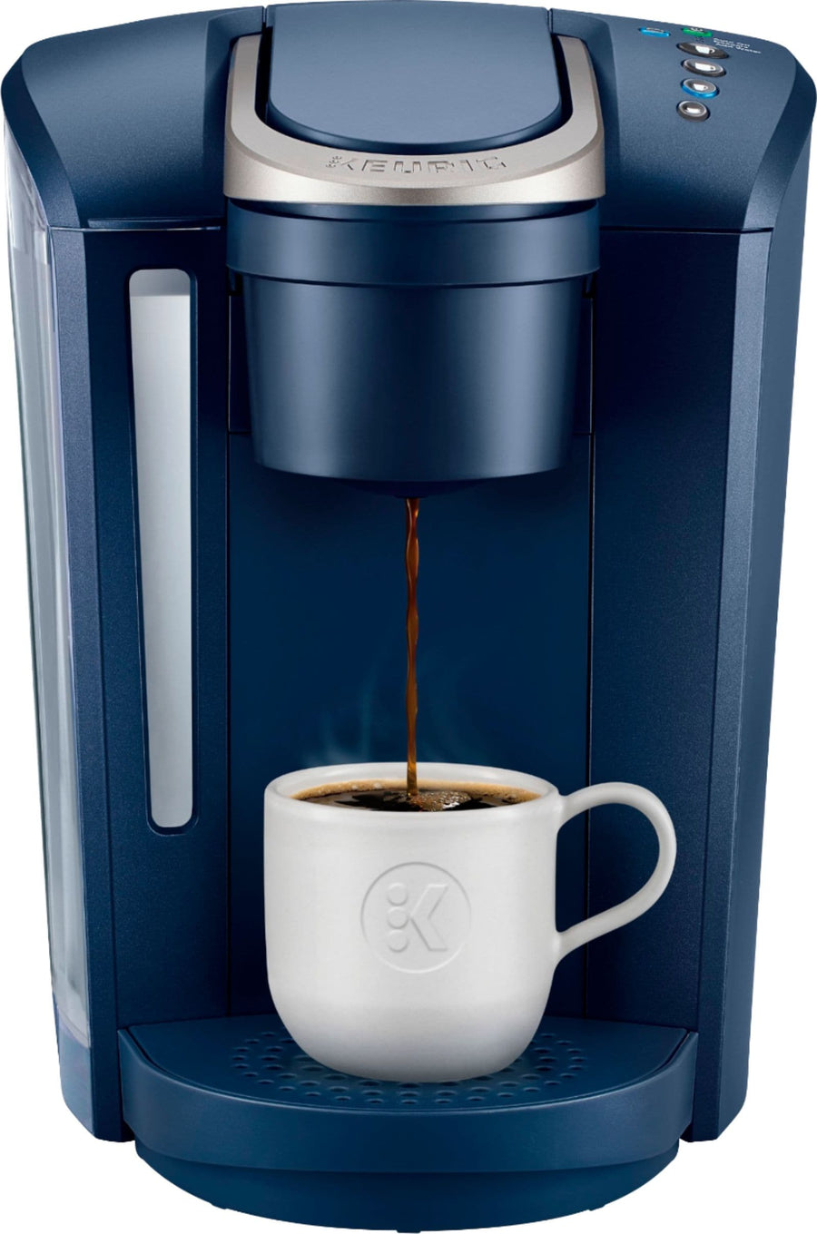 Keurig - K-Select Single-Serve K-Cup Pod Coffee Maker - Navy_0