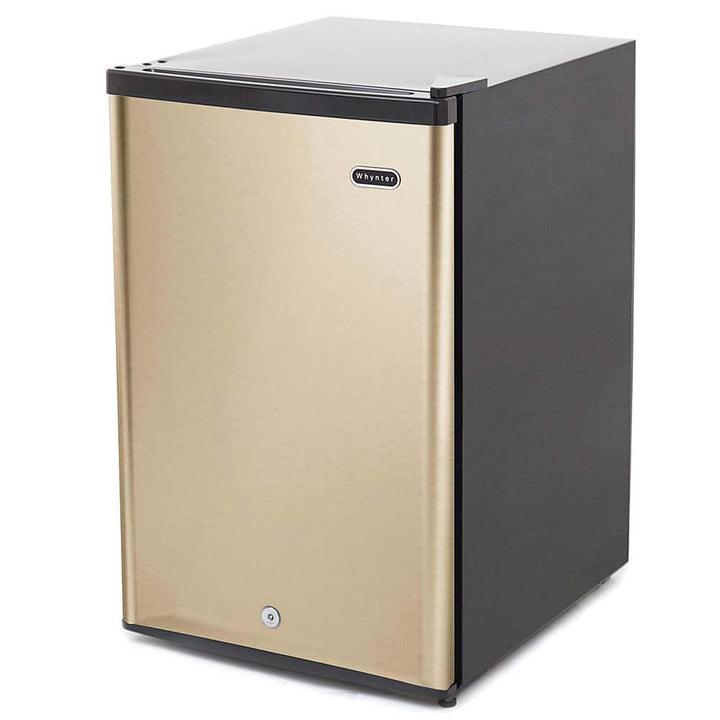 Whynter - 2.1 cu.ft Energy Star Upright Freezer with Lock in Rose Gold - Gold_2