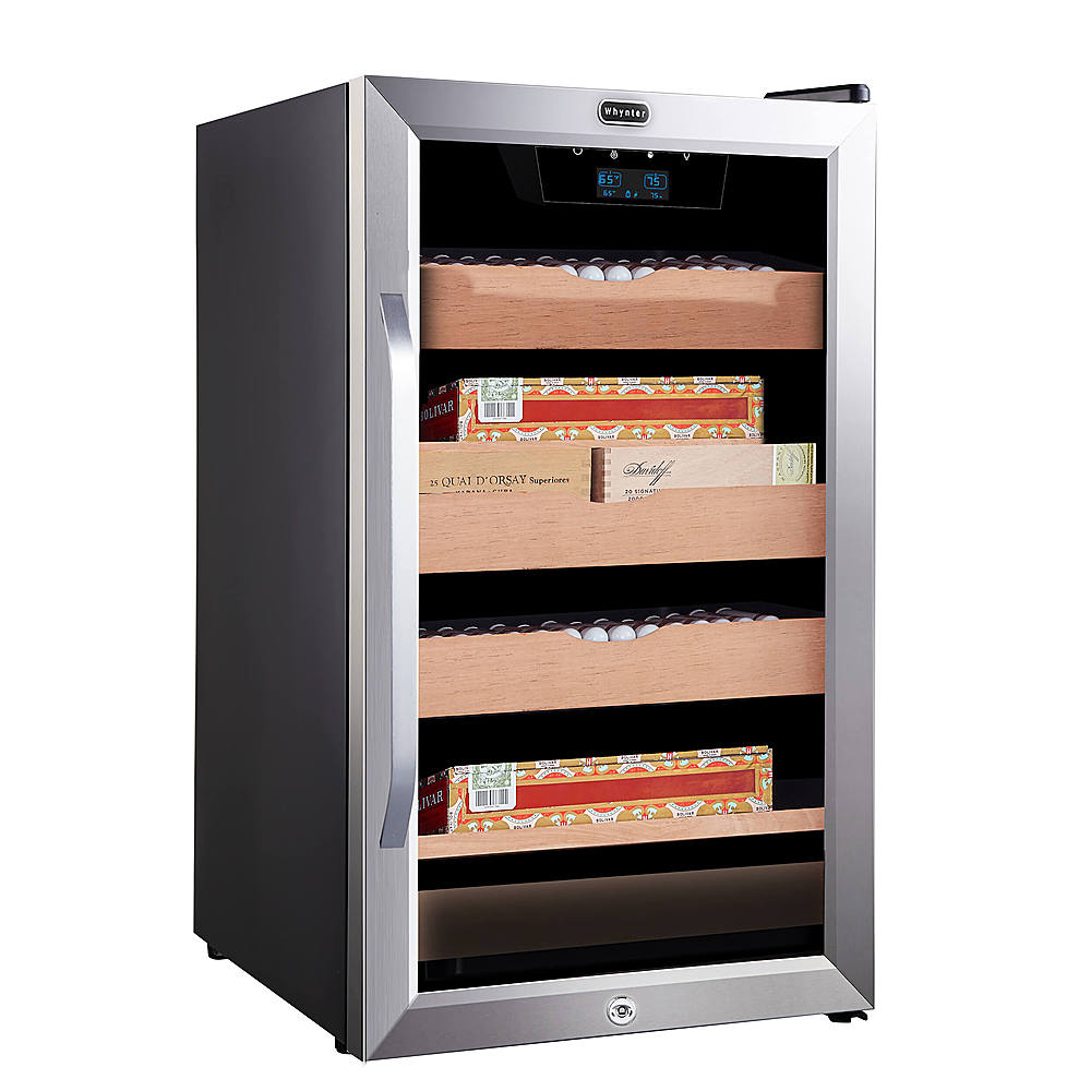 Whynter - 4.2 cu.ft. Cigar Cabinet Cooler and Humidor with Humidity Temperature Control_1