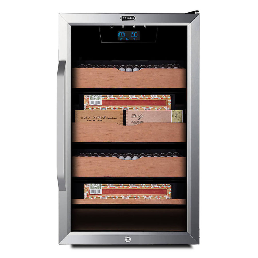 Whynter - 4.2 cu.ft. Cigar Cabinet Cooler and Humidor with Humidity Temperature Control_0