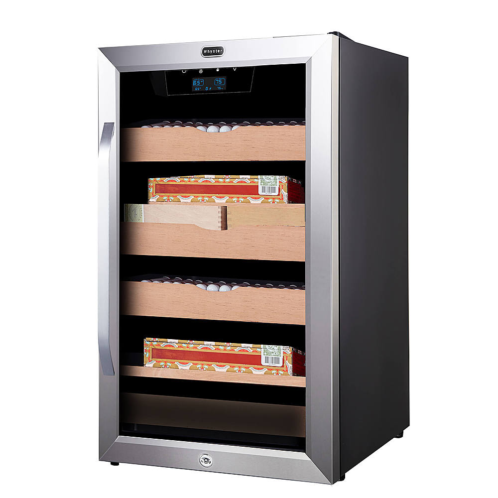 Whynter - 4.2 cu.ft. Cigar Cabinet Cooler and Humidor with Humidity Temperature Control_2