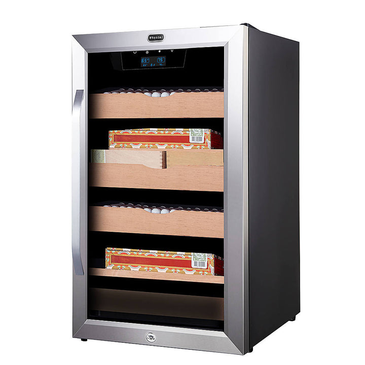 Whynter - 4.2 cu.ft. Cigar Cabinet Cooler and Humidor with Humidity Temperature Control_2
