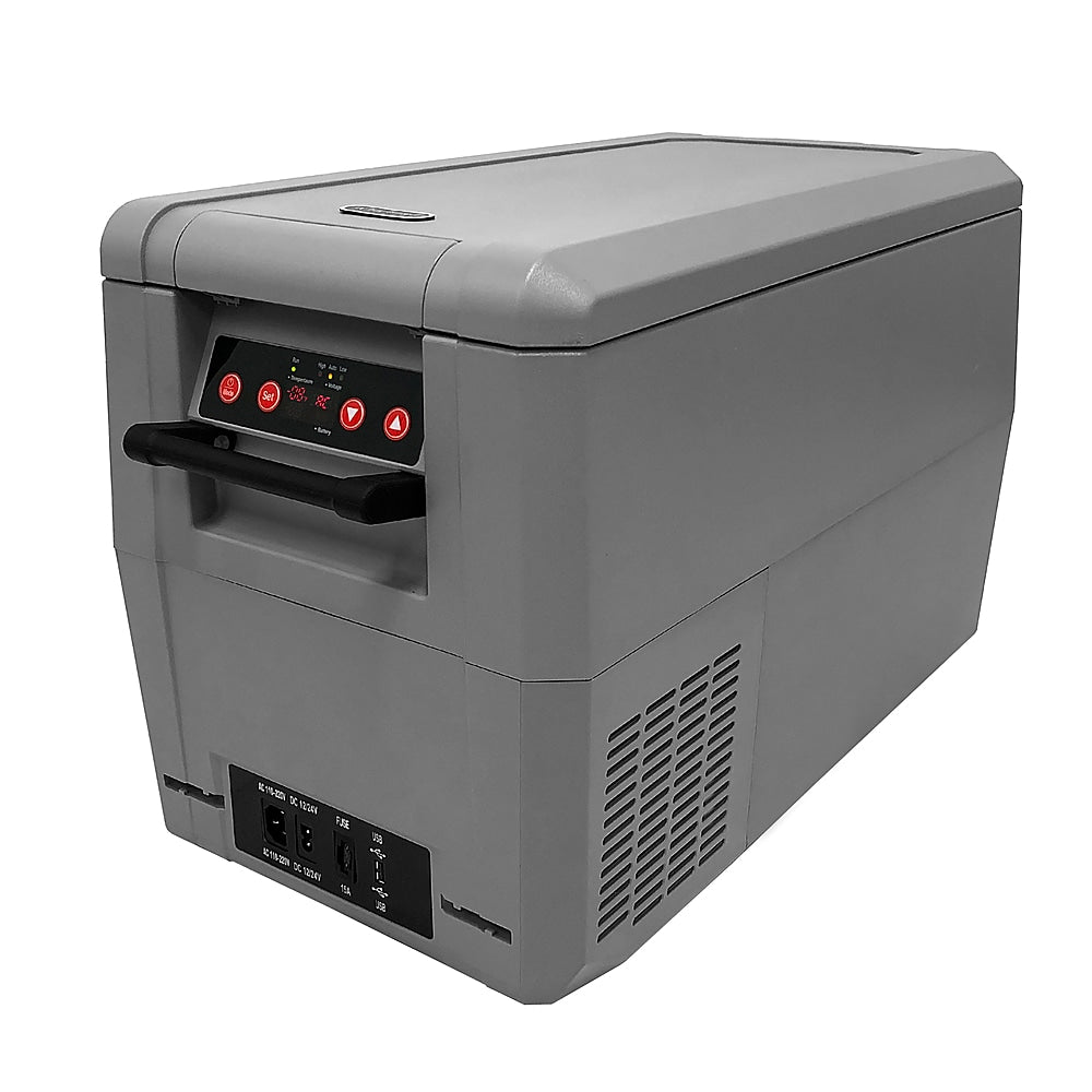 Whynter - 34 Quart Compact Portable Freezer Refrigerator with 12v DC Option - Gray_1