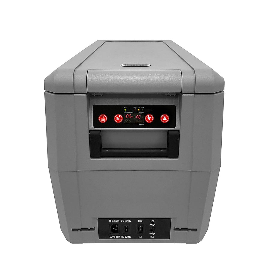 Whynter - 34 Quart Compact Portable Freezer Refrigerator with 12v DC Option - Gray_0