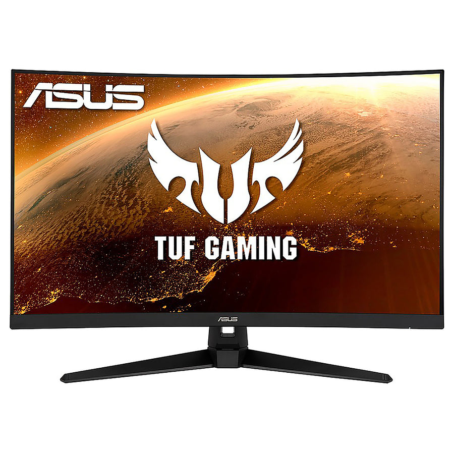 ASUS - TUF Gaming 31.5" VA Curved FHD Freesync Premium Gaming Monitor (HDMI, VGA) - Black_0