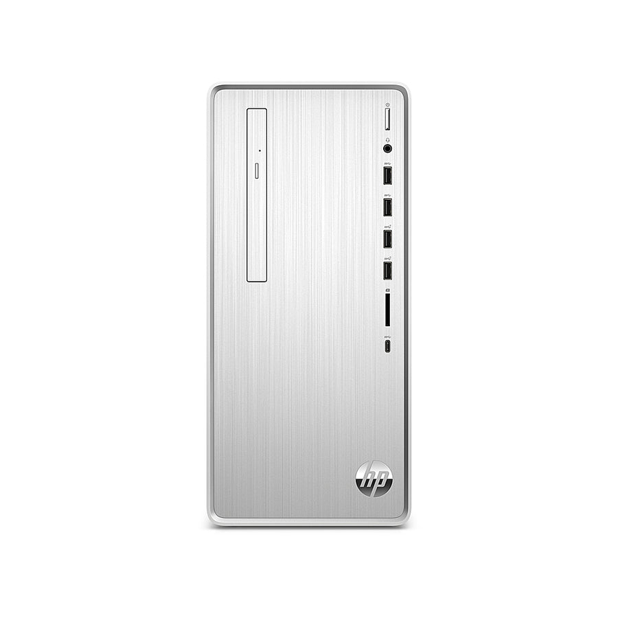 HP - Pavilion Desktop -AMD Ryzen 5 4600G - 12GB  - 512GB SSD - Natural Silver_0