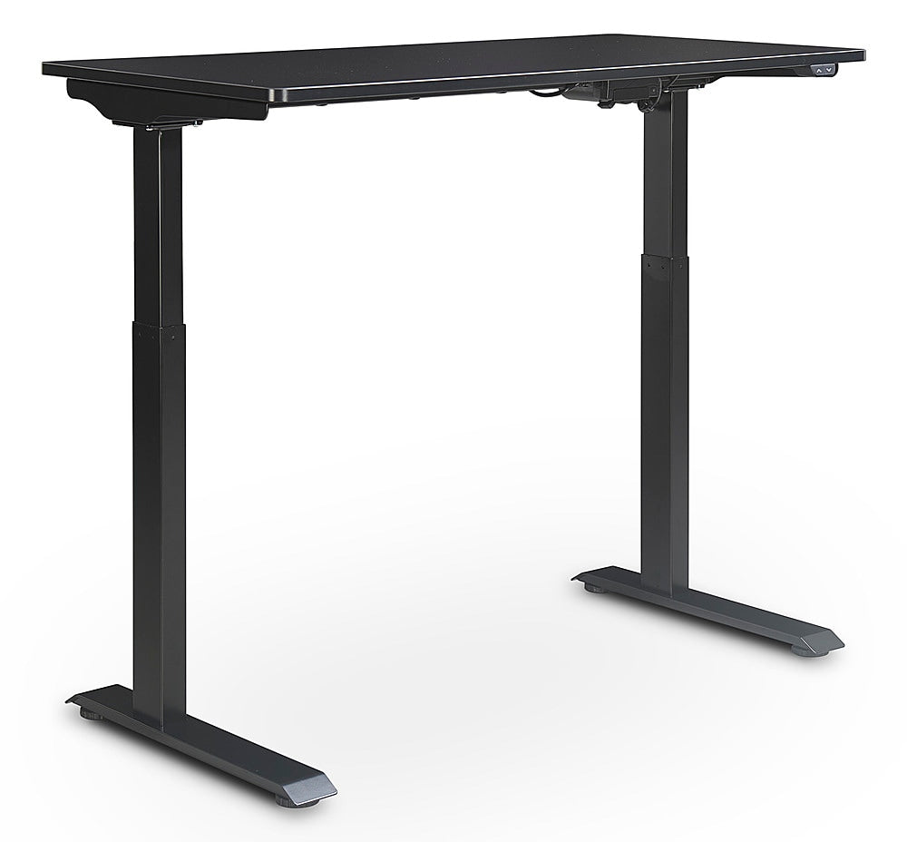 True Seating - Ergo Electric Height Adjustable Standing Desk - Black_2