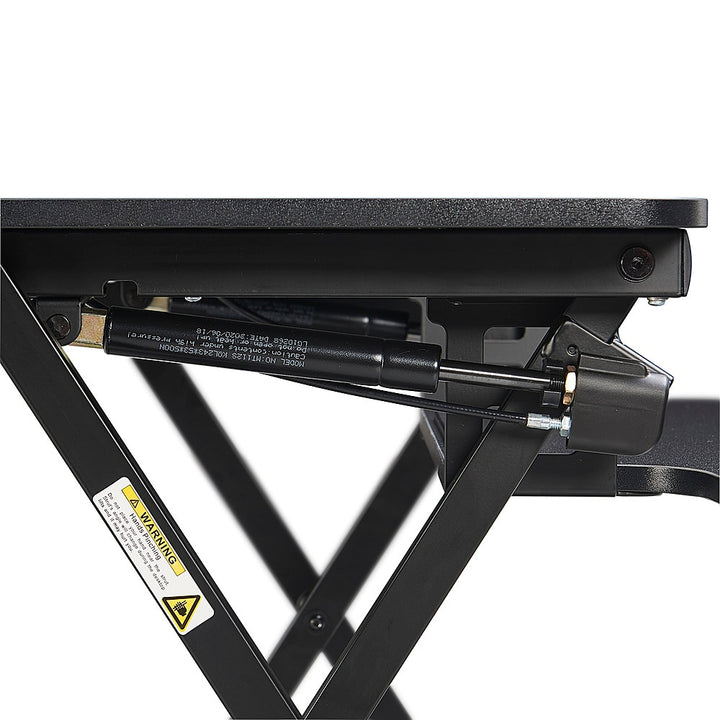 True Seating - Ergo Height Adjustable Standing Desk Converter, Large - Black_3