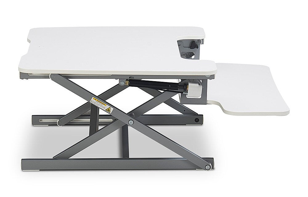 True Seating - Ergo Height Adjustable Standing Desk Converter, Small - White_7
