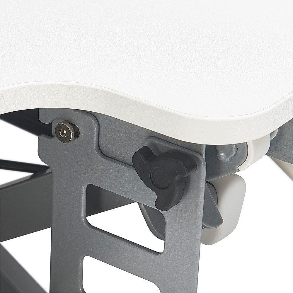 True Seating - Ergo Height Adjustable Standing Desk Converter, Small - White_3
