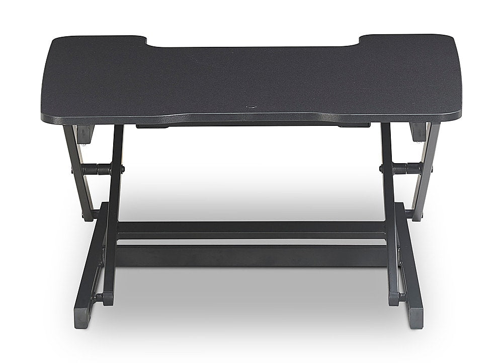 True Seating - Ergo Height Adjustable Standing Desk Converter, Small - Black_8