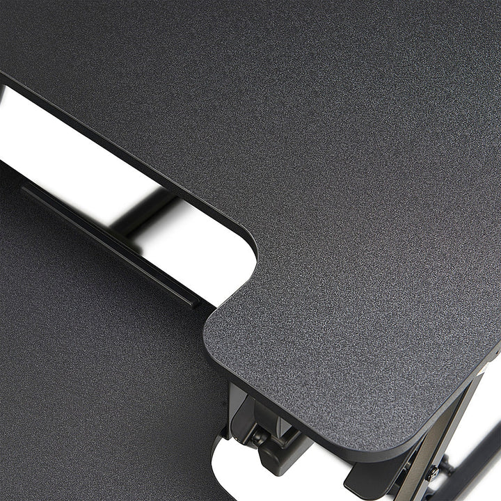 True Seating - Ergo Height Adjustable Standing Desk Converter, Small - Black_5
