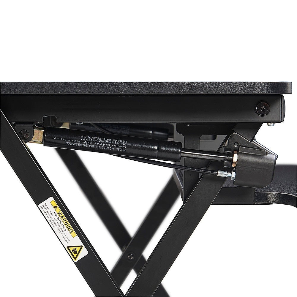 True Seating - Ergo Height Adjustable Standing Desk Converter, Small - Black_3