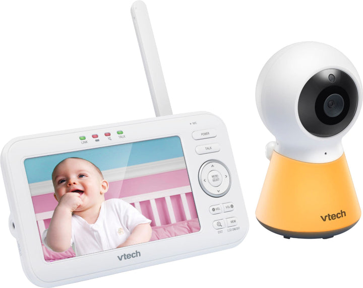 VTech - 5" Video Baby Monitor w/Adaptive Night Light - White_3