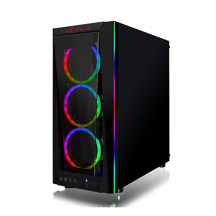 CLX - SET Gaming Desktop - Intel Core i9 9900KF - 32GB DDR4 3000GHz Memory - NVIDIA GeForce RTX 3060 Ti - 960GB SSD + 4TB HDD - Black_5