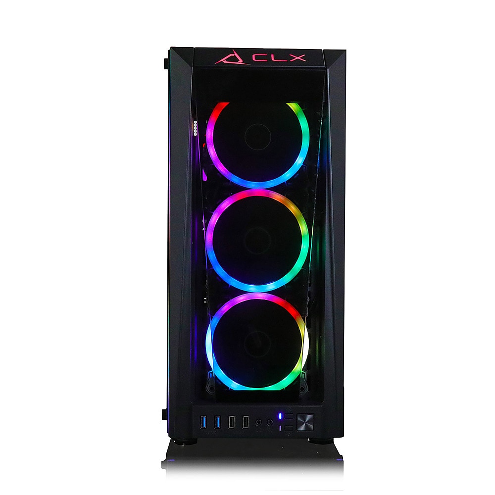 CLX - SET Gaming Desktop - Intel Core i9 9900KF - 32GB DDR4 3000GHz Memory - NVIDIA GeForce RTX 3060 Ti - 960GB SSD + 4TB HDD - Black_4