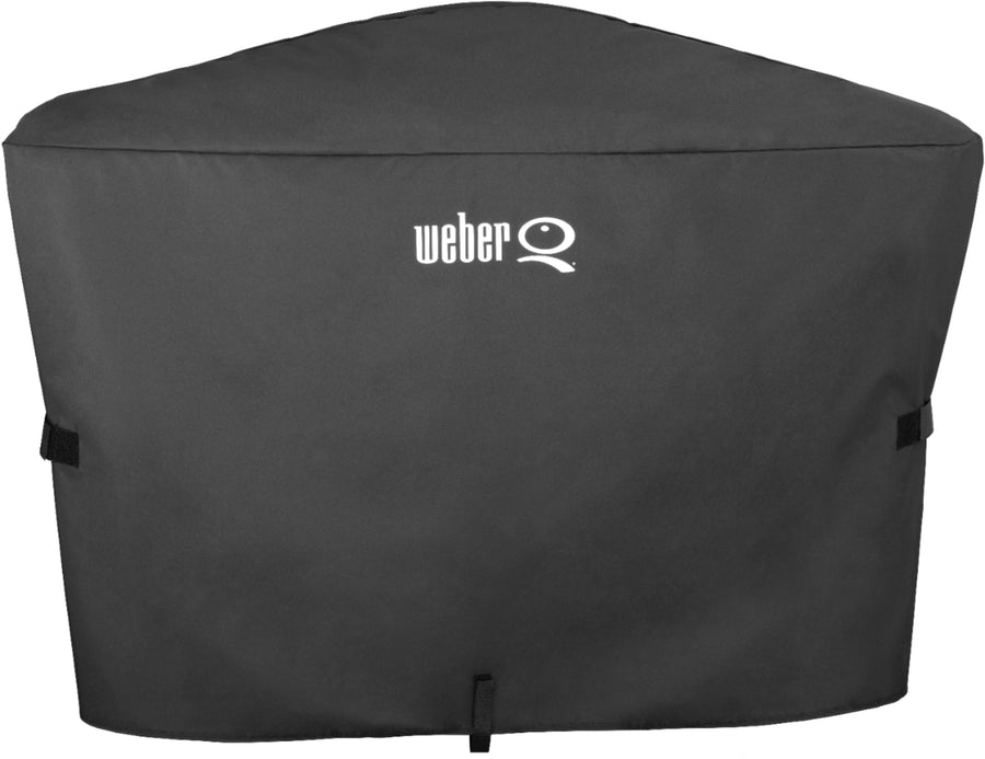 Weber - Rolling Cart Grill Cover for Q 2000/3000 grills - Black_0
