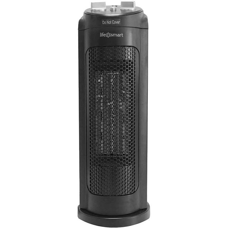 Lifesmart - 1500W 16 Inch Tower PTC Heater with Oscillation - Black_0