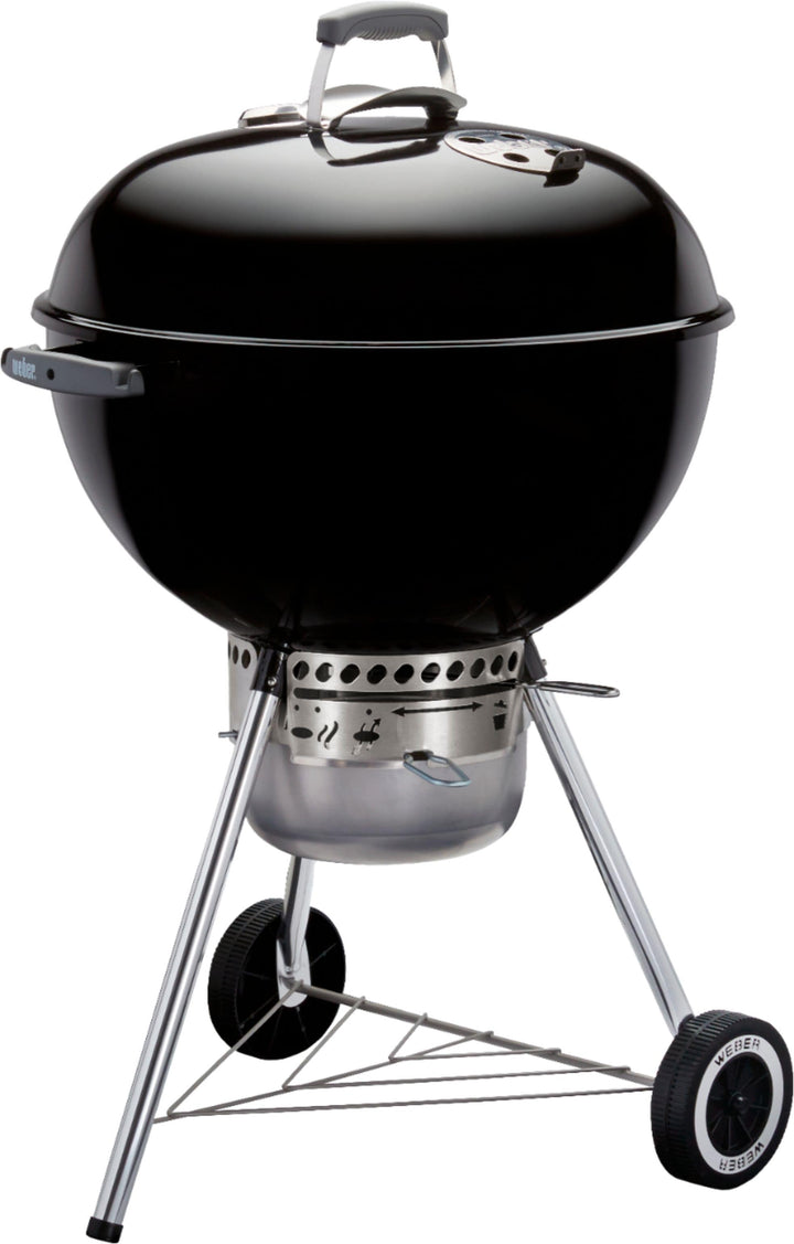 Weber - 22 in. Original Kettle Premium Charcoal Grill - Black_0